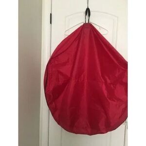 Santa's Bags Wreath Holders Storage Bag Holiday Christmas Red